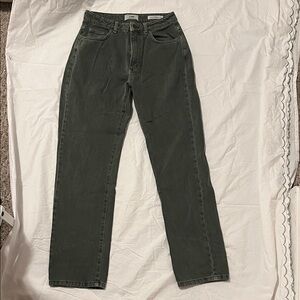 Cotton On Straight Leg Jeans - Forest Green